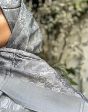 gri 251-3029 imannoor dama logo shiny jakar şal 5