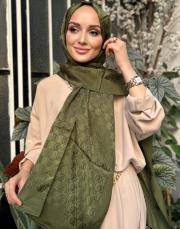 haki 251-3029 imannoor dama logo shiny jakar şal