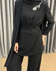 siyah 91003 senna minze abiye set takım 6