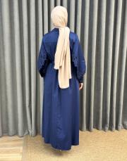 lacivert 30010 senna mısty rose elbise 5