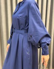 lacivert 30010 senna mısty rose elbise 6