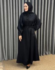 siyah 30010 senna mısty rose elbise