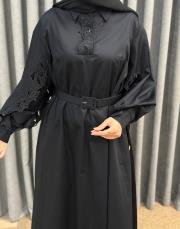 siyah 30010 senna mısty rose elbise 5