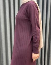 bordo 26k 509 nuss elbise 6