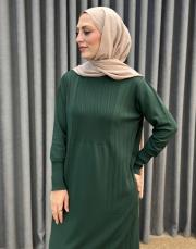 zümrüt 26k 509 nuss elbise 2