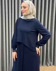 lacivert 252303 micca elbise 2