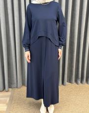 lacivert 252303 micca elbise 4