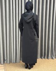 siyah 251880 micca örme tafta spor ferace 6