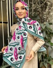 pink 251-3007 imannoor  pelenk floş viskon şal