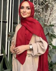 bordo 3052 imannoor zincir desen jakar şal 3