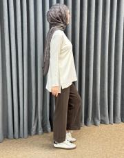 kahve sz 5636 sentez pantolon 5