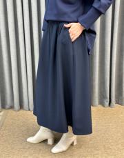 lacivert sz 5466 sentez floş etek 4