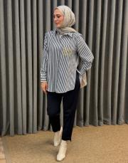 lacivert 25kc 4927 missemramiss gömlek 2