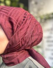 bordo 242-4003 imannoor kare naia eşarp -v 2