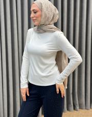 ekru 4876 missemramiss kolu taşlı rayon bady