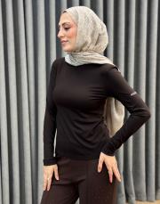 kahve 4876 missemramiss kolu taşlı rayon bady