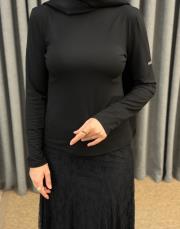 siyah 4876 missemramiss kolu taşlı rayon bady