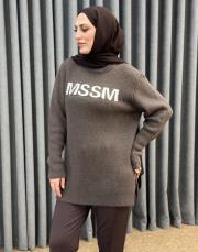 kahve 5014 missemramiss triko kazak