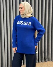 lacivert 5014 missemramiss triko kazak