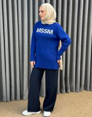 lacivert 5014 missemramiss triko kazak 2