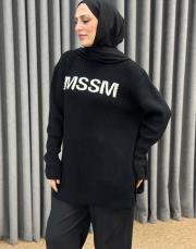 siyah 5014 missemramiss triko kazak