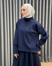 lacivert 4872 missemramiss scuba bluz