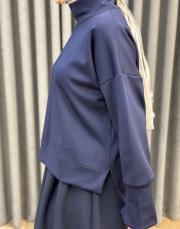 lacivert 4872 missemramiss scuba bluz 4