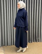 lacivert 4872 missemramiss scuba bluz 5