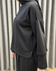 siyah 4872 missemramiss scuba bluz 4