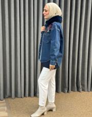 denim 4909 missemramiss kürklü ceket 3