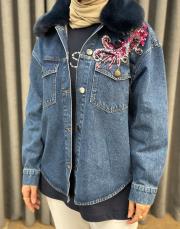 denim 4909 missemramiss kürklü ceket 5