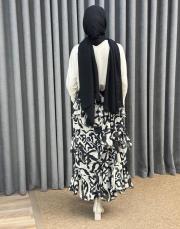 siyah beyaz 4917 missemramiss volan etek 5