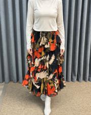 siyah turuncu 4917 missemramiss volan etek 4