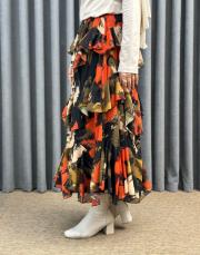 siyah turuncu 4917 missemramiss volan etek 6