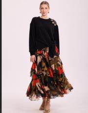 siyah turuncu 4917 missemramiss volan etek 7