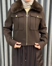 kahve 4895 missemramiss kürklü kua çeket 3