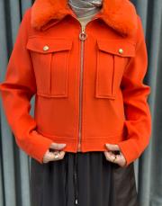 kırmızı 4895 missemramiss kürklü kua çeket 4