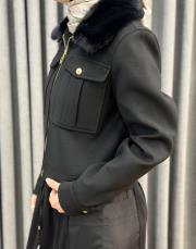 siyah 4895 missemramiss kürklü kua çeket 5