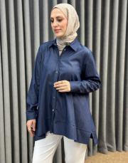 denim 26k 3007 nuss gömlek