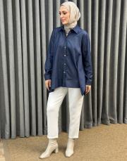 denim 26k 3007 nuss gömlek 2