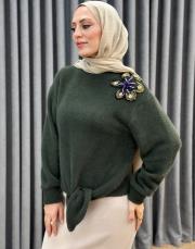 haki 4870 missemramiss violetto fleur angora bluz