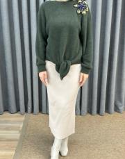 haki 4870 missemramiss violetto fleur angora bluz 3