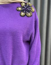 mor 4870 missemramiss violetto fleur angora bluz 5