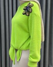 neon 4870 missemramiss violetto fleur angora bluz 4