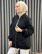 siyah 4891 missemramiss viorella bomber ceket