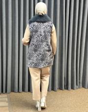leopar 6607 aişe moda yelek 3