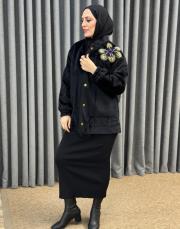 siyah 4879 missemramiss velle kaşe ceket 2