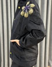 siyah 4879 missemramiss velle kaşe ceket 5