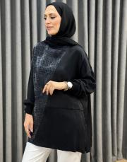 antrasit 26k 3005 nuss tunik