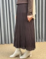 kahve sz 5432 sentez şifon etek 3